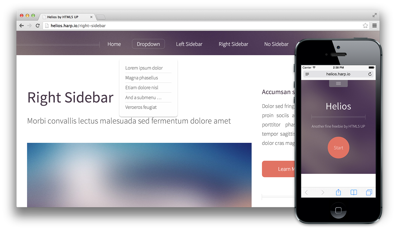 Helios boilerplate