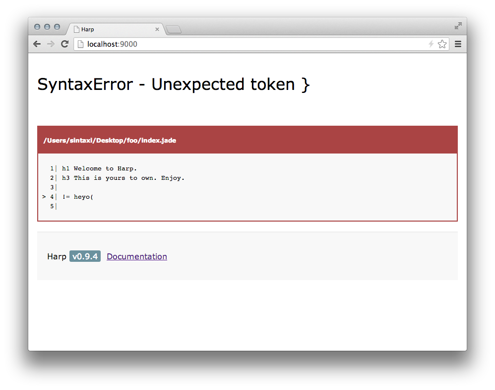 v0.9.4 error page screenshot
